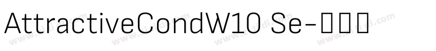 AttractiveCondW10 Se字体转换